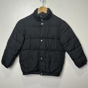 Gap‎ Kids Primaloft Puffer Jacket Size Small Black